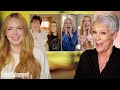 Lindsay Lohan Jamie Lee Curtis Talk Who Is Returning To Freakier Friday Sequel Their Reunion