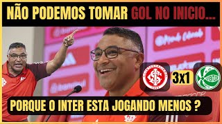 COLETIVA ROGER MACHADO - INTER VENCE O JUVENTUDE -VAMOS VER O QUE O ROGER FALOU.
