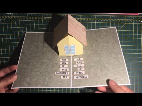 HOW TO MAKE A HOUSE POP UP CARD