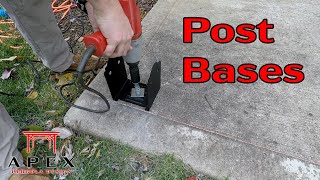 Laying Out and Installing Pergola Post Bases | Posts & Post Bases Part 1