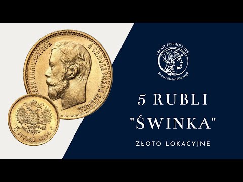 Złote 5 rubli Mikołaj II – ŚWINKA - Najpopularniejsza złota moneta | Niemczyk