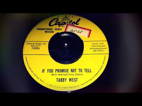 TEEN Tabby West - If You Promise Not To Tell (1958)