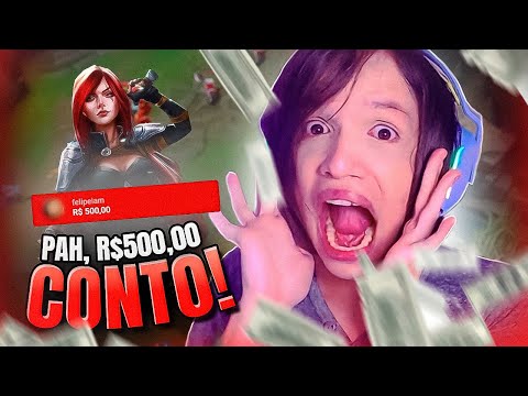 ME PAGARAM PRA JOGAR DE KATARINA | KATARINA MID GAMEPLAY | League Of Legends