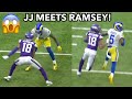 Justin Jefferson vs Jalen Ramsey! FULL MATCHUP! Rams vs Vikings 2021 highlights | WR vs CB |