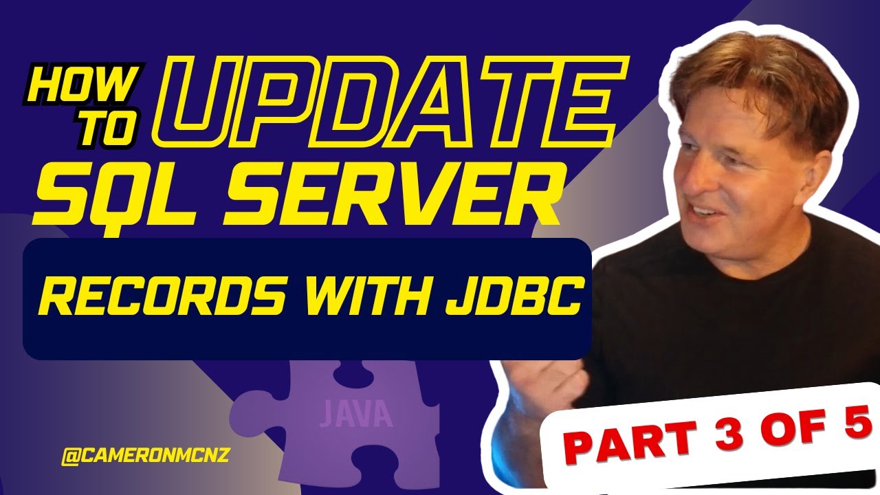 Java, JDBC PreparedStatements, Update Commands & MS SQL Server Databases