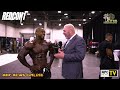 2022 IFBB Pro League Olympia Interviews with Olympia Champions, Past & Present Brandon Hendrickson