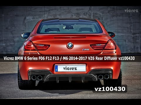 Vicrez BMW 6 Series F06 F12 F13 / M6 2014-2017 VZ6 Rear Diffuser vz100430
