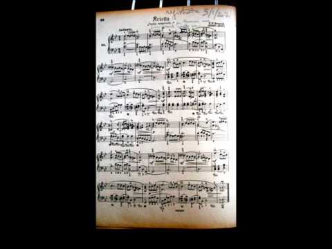 PIETRO PAOLO BENCINI (1700-1755) ARIA:"TANTO SOSPIRERO' " TRASCRIZIONE DI A. LONGO