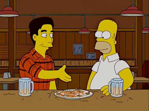Homer Simpson meets Raymond (Ray Barone) | The Simpsons