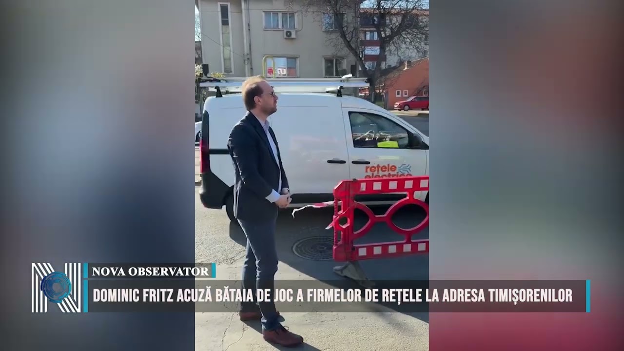 Dominic Fritz acuză bătaia de joc a firmelor de rețele la adresa timișorenilor