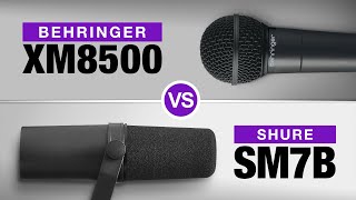 $400 Mic vs $20 Mic | Shure SM7B vs Behringer XM8500 Ultravoice | Dynamic Mic Test