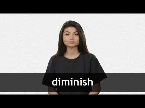 How to pronounce DIMINISH in American English