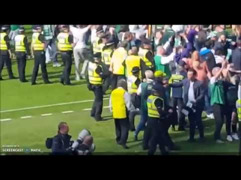 Scottish Cup Final Pitch Invasion New Footage Rangers Hibs