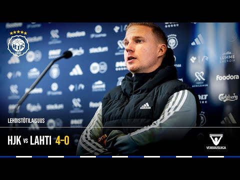 HJK vs FC Lahti 4-0 - Lehdistotilaisuus
