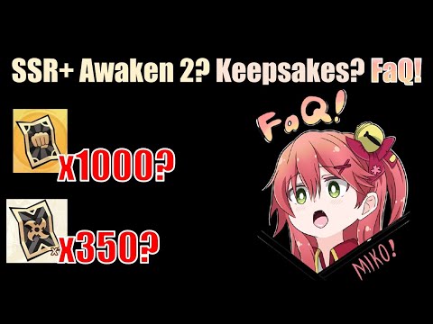 400 BT+ FOR SSR+ AWK 2?! Whose Keepsake SHOULD YOU GET?! FaQ Answering sessions!! || OPMTS