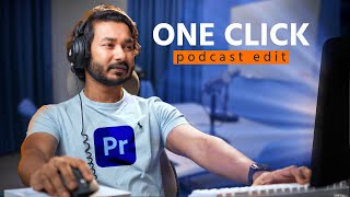 One Click Podcast Edit in Premiere Pro Using Autocut!