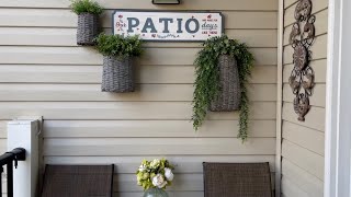 SUMMER PATIO REFRESH | APARTMENT PATIO SUMMER DECOR | AMAZON TO THE RESCUE? | SUMMER DECORATING