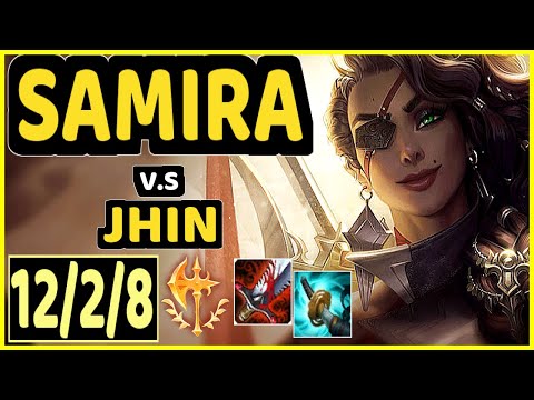 CHRISBERG (SAMIRA) vs JHIN - 12/2/8 KDA BOTTOM ADC CHALLENGER GAMEPLAY - EUW