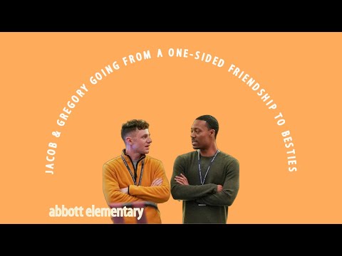 jacob & gregory going from a one-sided friendship to besties|| abbott elementary