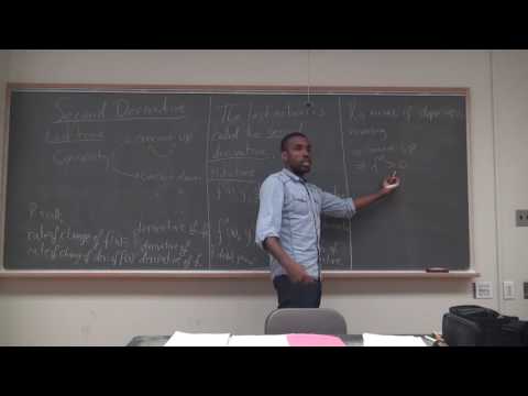 Math 205 Lecture 9 - The second derivative, its interpretation and basic derivative formulas