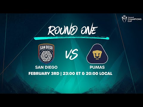San Diego FC vs Pumas UNAM | 2026 Concacaf Champions Cup