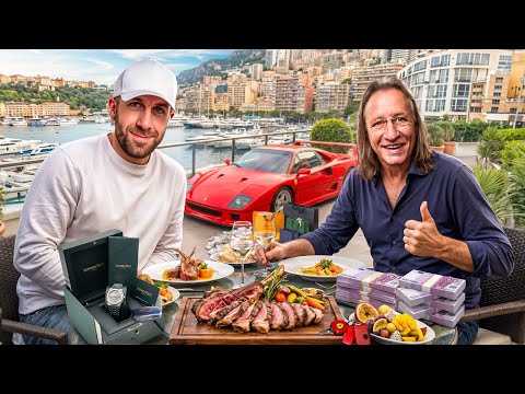 24H AVEC LE PROFESSEUR RAOUL À MONACO !! IL ME FAIT VOMIR EN F40 🤢🤮 !!