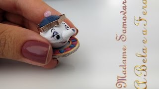 Como fazer Bule de chá  para Barbie| Chaleira | Madame Samovar | Jogo de Chá para Barbie