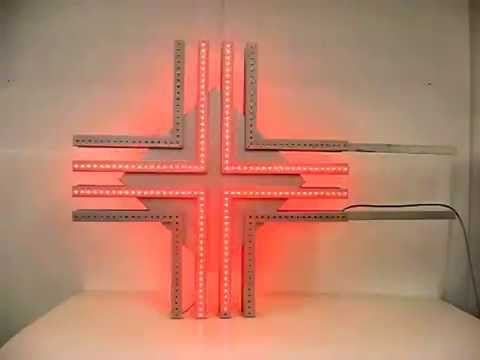 Guarda il video Croce LED Parafarmacia SiRiO 90