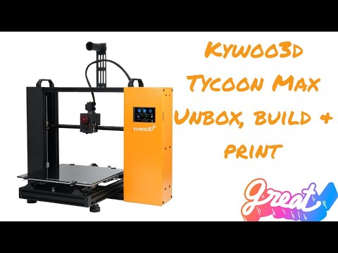 #3d #3dprinting #kywoo3d #3dprinter #3dpuk Kywoo3d Tycoon Max unboxing and build