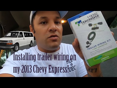 Chevy Express - Installing Trailer Wiring - Tekonsha T-Harness