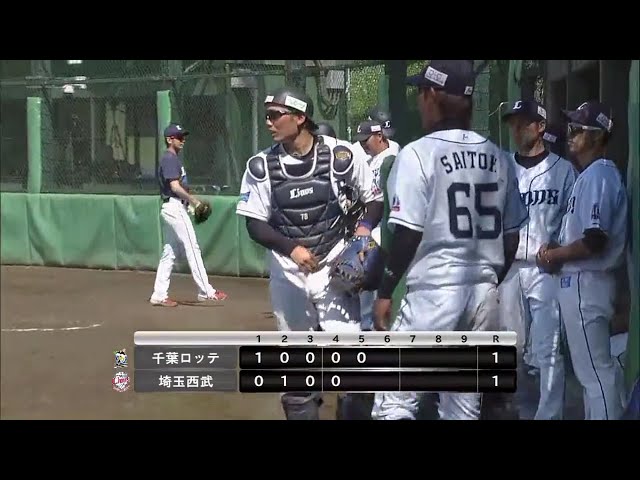 【ファーム】ライオンズ・藤澤が三盗阻止で意地を見せる!! 2018/5/22 L-M(ファーム)