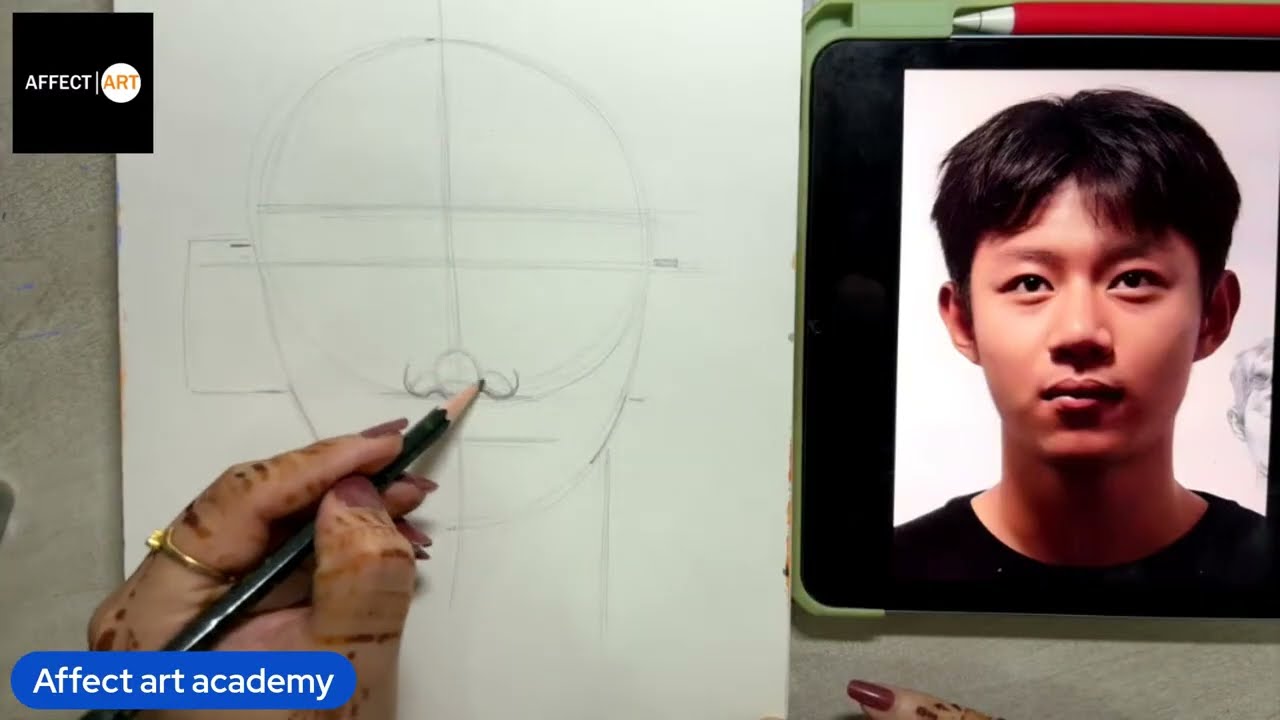 Pencil shading Portrait 5:30 PM (14 March)