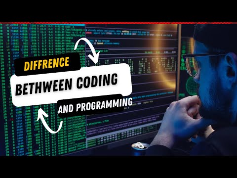 The difference between Coding and programming