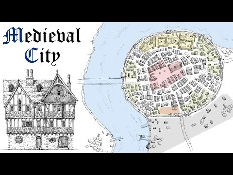 HISTORY OF ARCHITECTURE IN SKETCHES: Medieval Town