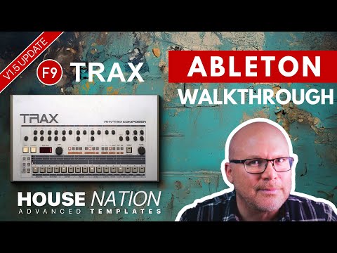 MAKING 90s HOUSE in Ableton with  F9 TRAX House Nation - Advanced Ableton Templates
