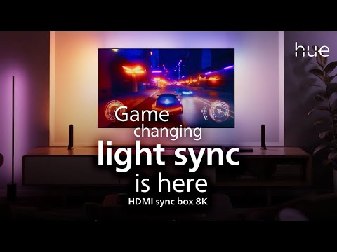 Game Changing Light Sync with the Philips Hue Play HDMI Sync Box 8K