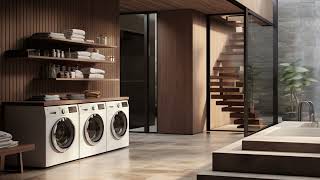 Luxury Apartment with Laundry Spa Room and Waterfall White Noise