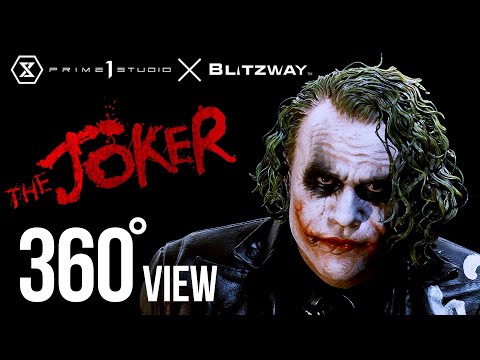 PBDC-08: The Joker Bust (THE DARK KNIGHT) 360°View - Prime1Studio
