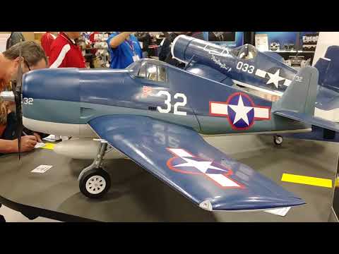 Greg Meyers talking about the Top Flight F6F Hellcat at Toledo 2018