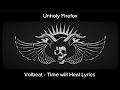 Volbeat - Time will heal - Lyrics