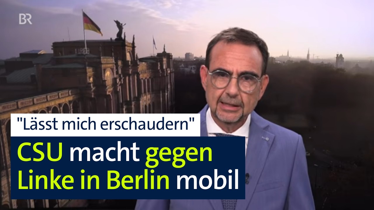 "Bestrafung"? Nach Linken-Sieg geht's um bayerisches Geld für Berlin | kontrovers | BR24
