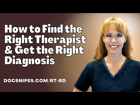 How to Find the Right Therapist and Get the Right Diagnosis | Find a Therapist That is Right for You