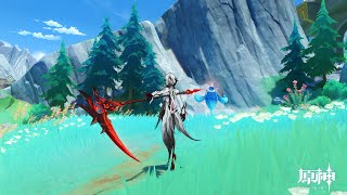 【原神】アルレッキーノ完凸 VS 湖辺のヴィヴィアン 15秒