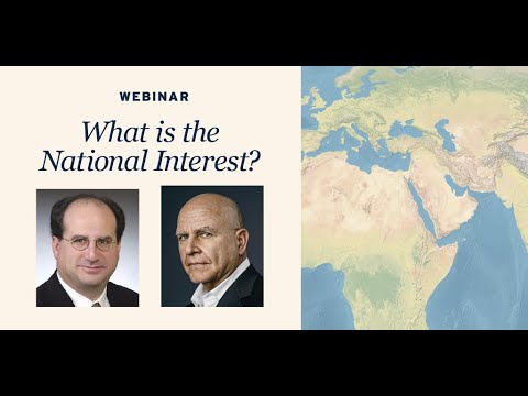 What is the National Interest? w/ Lieutenant General H.R. McMaster