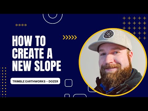Trimble Earthworks - Creating a New Slope (Infield Design)