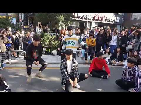 171022 Sparky - 스파키 ⚡ '고민보다 Go' 방탄소년단 (BTS) 홍대 버스킹, 댄스팀, Hongdae dance team