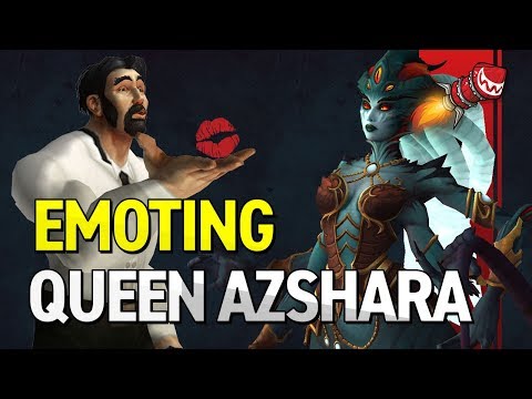Emoting Queen Azshara (Eternal Palace Easter Egg)