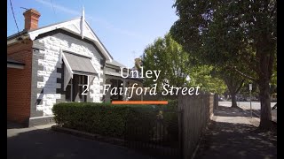 Video overview for 23 Fairford Street, Unley SA 5061