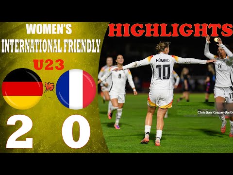 Germany U23 vs France U23 Highlights & All Goals | International Friendly Women | 2.12.2025