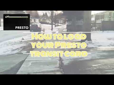 How to load your Presto transit card offline